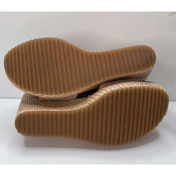 Sofft Cali Suede Floral Wedge Sandals Rose Taupe SF0078188 Women's 8.5M NWOB - Picture 8 of 10